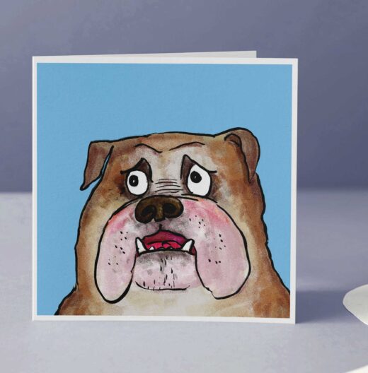 bull dog card