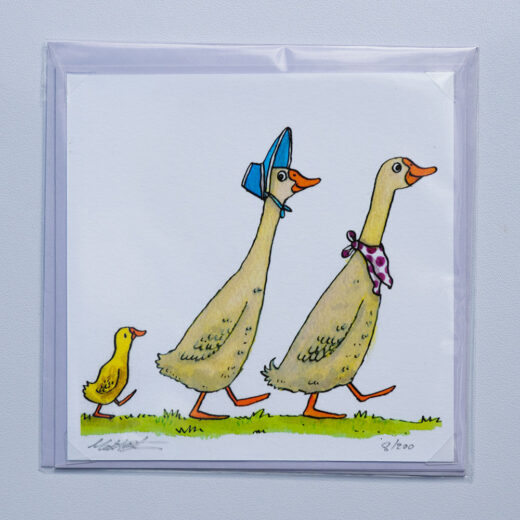 Ducks card by matt buckingham