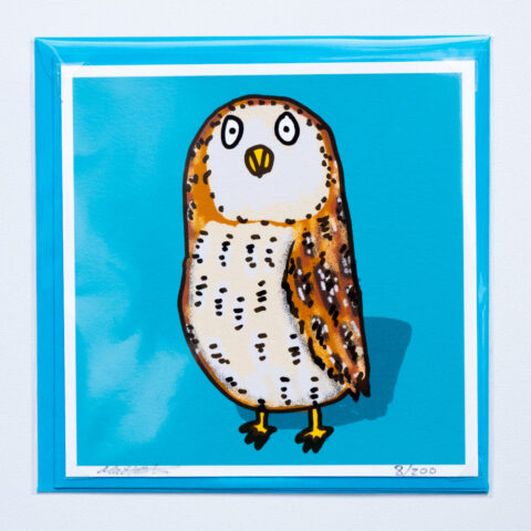 Owl card by matt buckingham