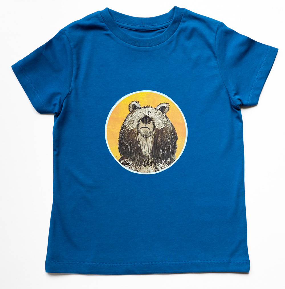 Children's Organic Bear T-shirt - Matt 