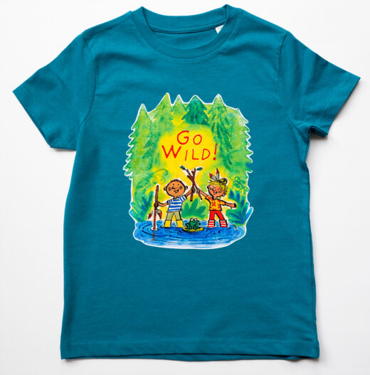 go wild organic t shirt by Matt Buckingham