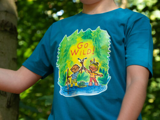 go wild organic t shirt by Matt Buckingham