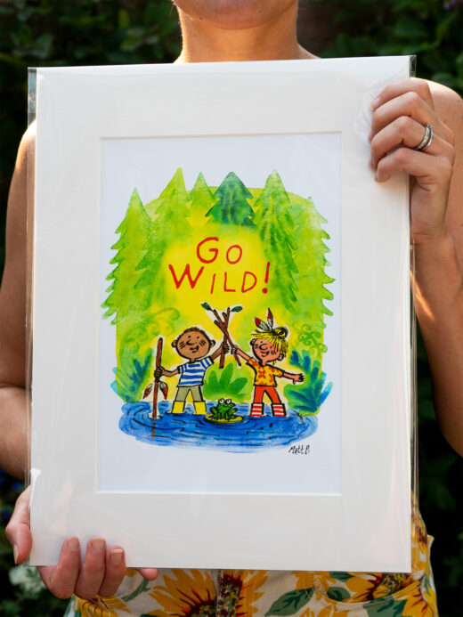go wild artist print by Matt Buckingham