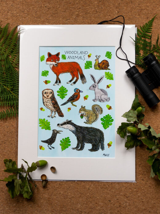 woodland-animals-print-by-matt-buckingham