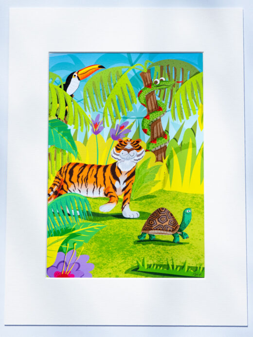 Jungle artist print by Matt Buckingham