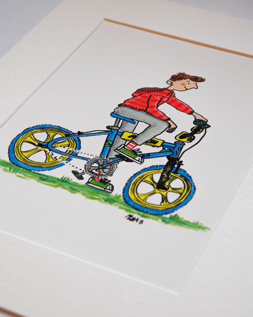 BMX bike print by Matt Buckingham