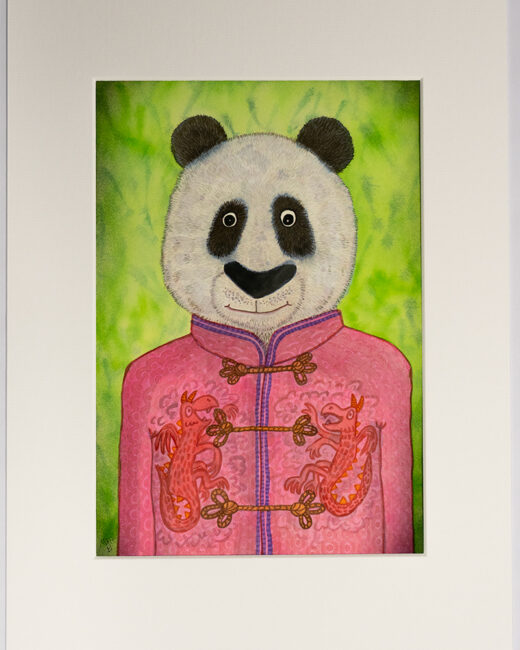 Ginat Panda art print by Matt Buckingham