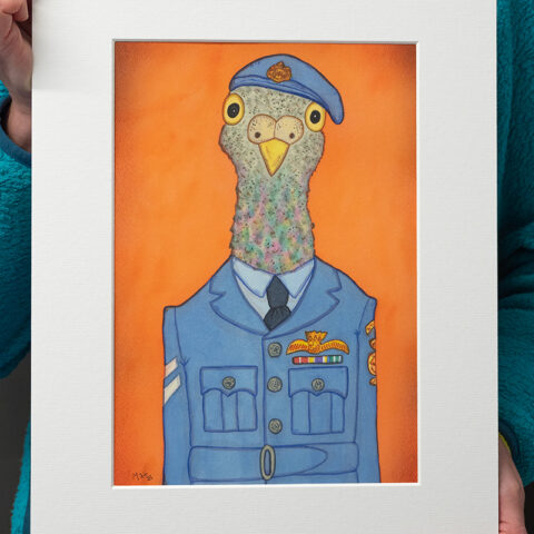 Pigeon artist print by Matt Buckingham