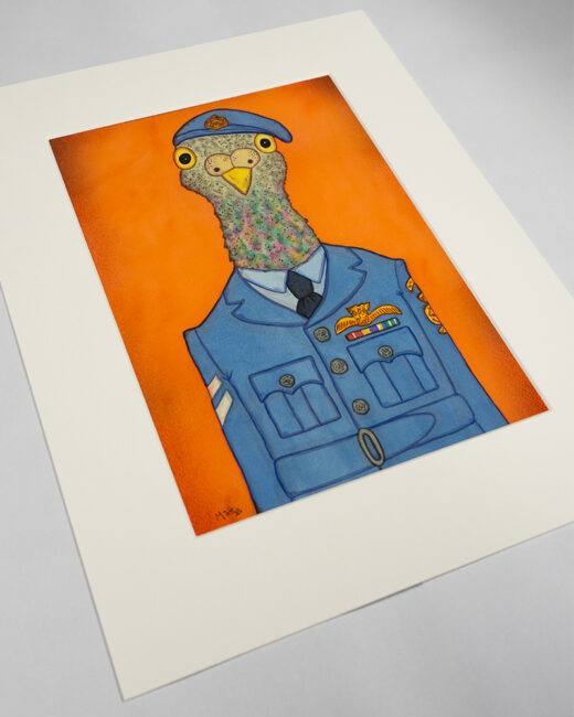 pigeon artist print by Matt Buckingham