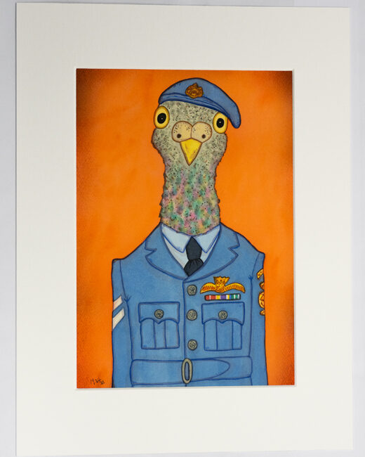 RAF Pigeon print by Matt Buckingham