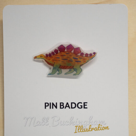 stegosaurus oin badge