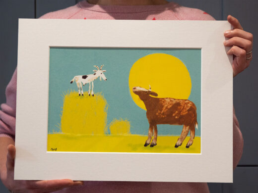 Down on the Farm artist print by illustrator Matt Buckingham