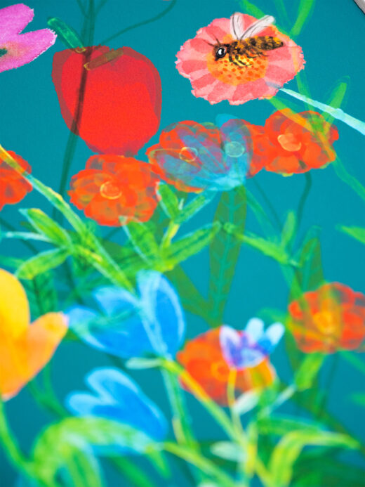 wild flowers print by Matt Buckingham