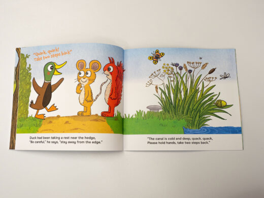 Quack Quack Take two Steps Back picture book by Matt Buckingham published by Muddy Publishing
