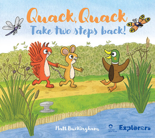 Quack Quack Take two Steps Back picture book by Matt Buckingham