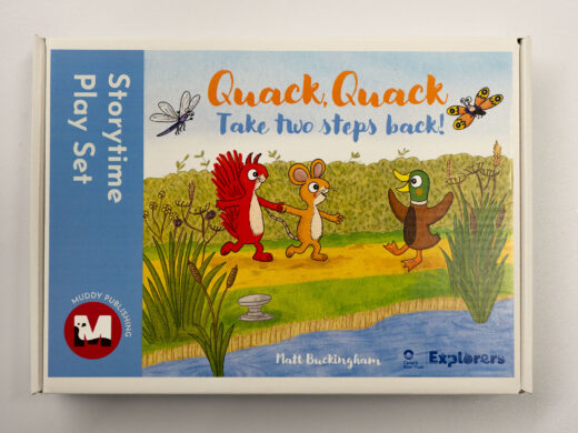 quack quack take two steps back wooden character play set by Matt Buckingham